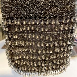 Lisa Toland Metal Crochet evening bag